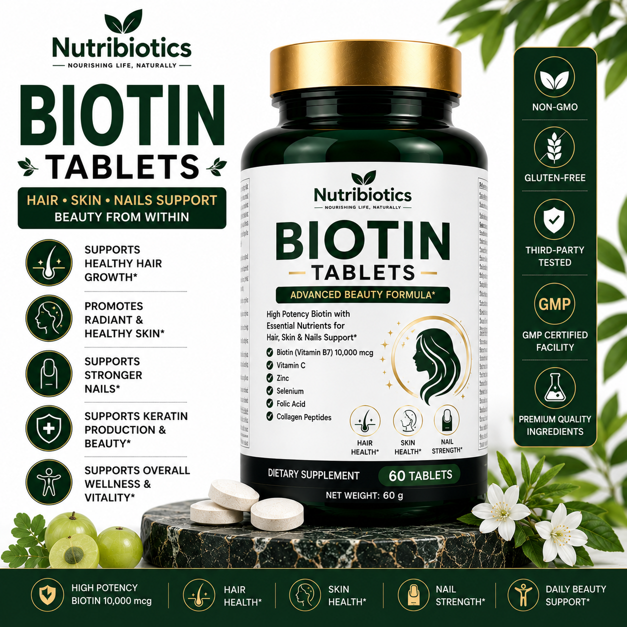 Nutribiotics Biotin Tablets