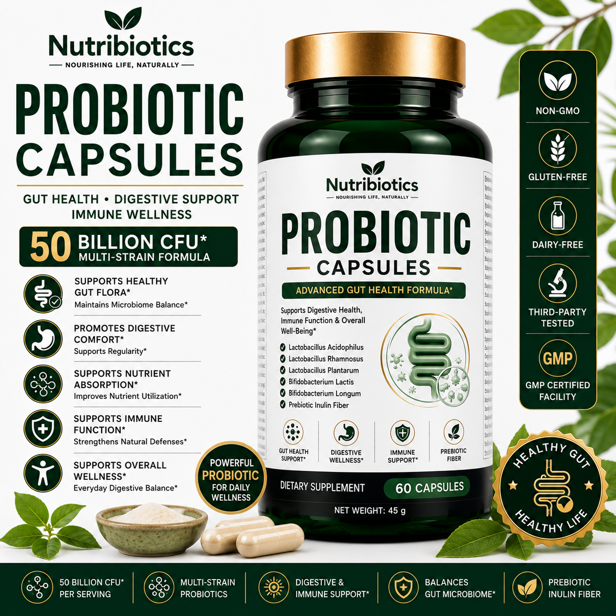 Nutribiotics Probiotic Capsules