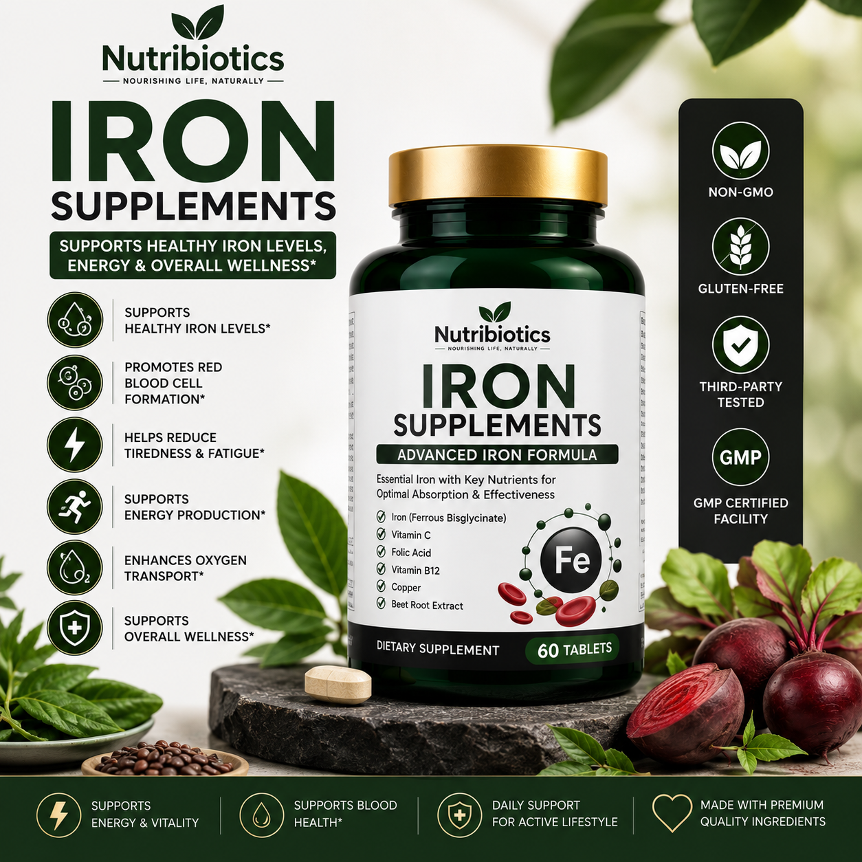 Nutribiotics Iron Supplements